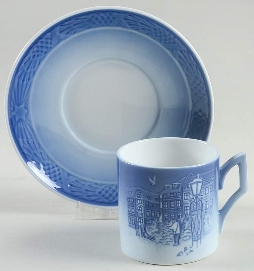 Christmas Cup & Saucer Christmas Tree Market - Boxed by Royal Copenhagen-1