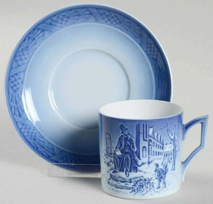 Christmas Cup & Saucer Hanse Christian Andersen - Boxed by Royal Copenhagen-1