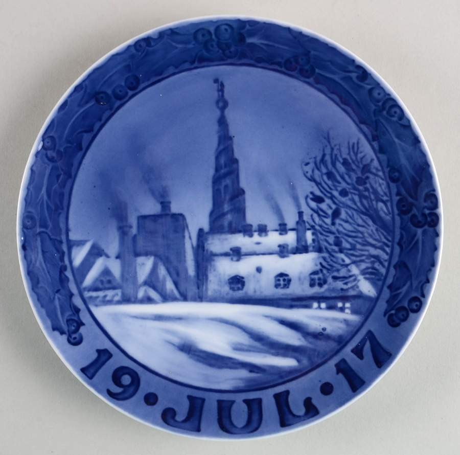 Annual Christmas Plate Our Savior Church - No Box by Royal Copenhagen-1