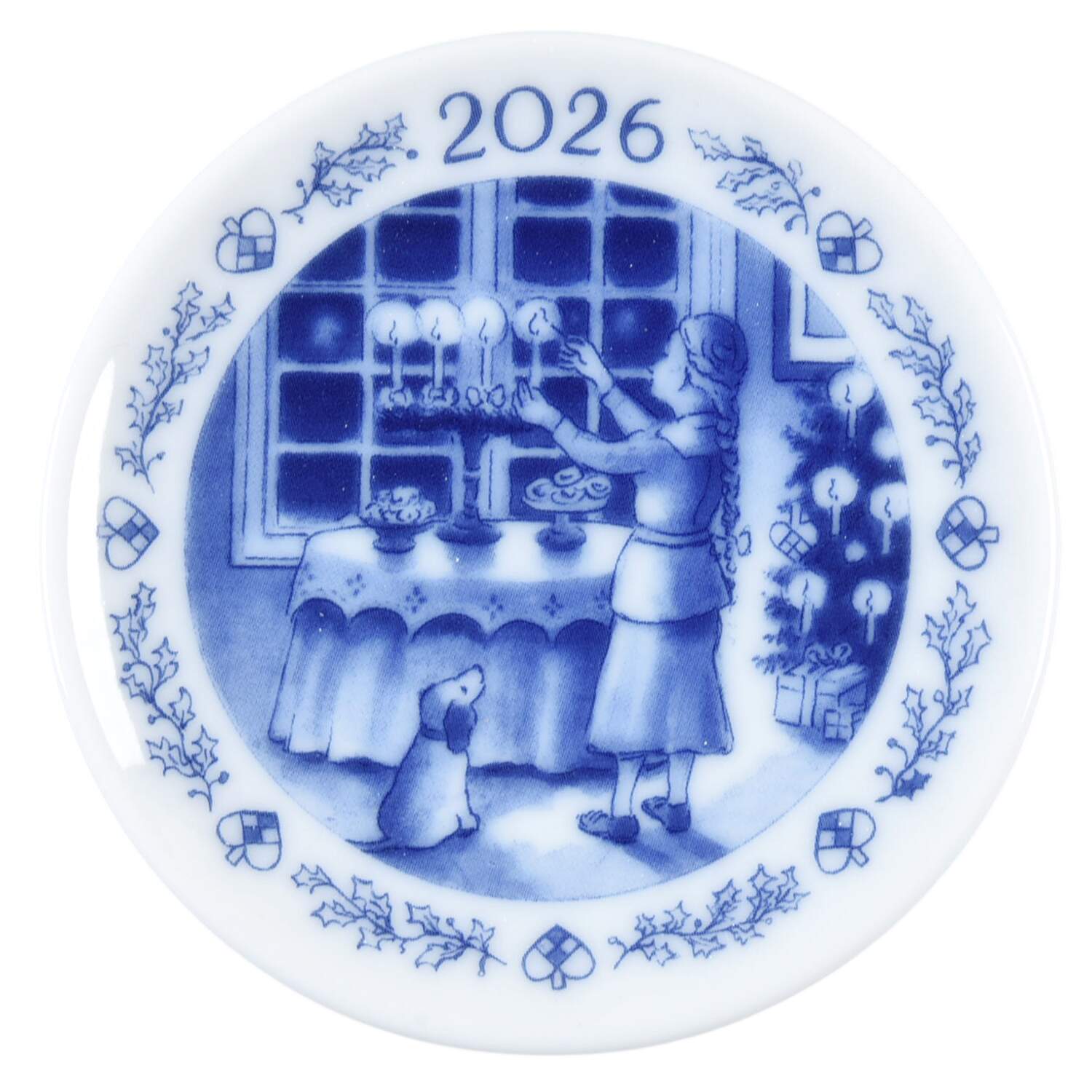 Christmas Plaquettes 4th Advent Candle - No Box by Royal Copenhagen-1