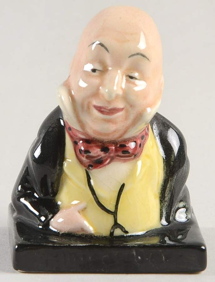 Dicken's Bust-Miniatures Micawber - No Box by Royal Doulton-1