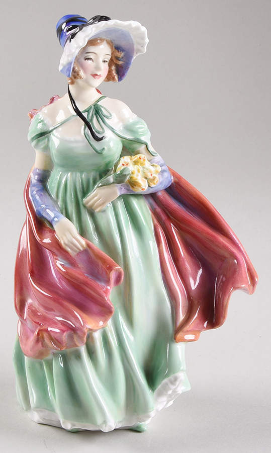 Royal Doulton Figurine Lady April - Nb929, No Box by Royal Doulton-1