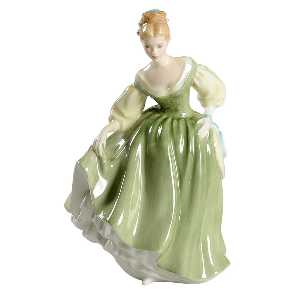 Royal Doulton Figurine Fair Lady-Green - Boxed by Royal Doulton-1