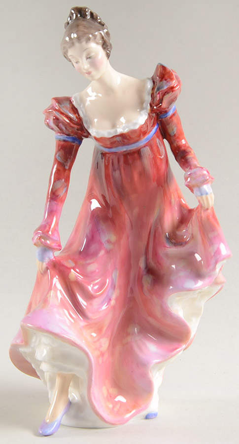 Royal Doulton Figurine Minuet-Red - No Box Nb1981 by Royal Doulton-1