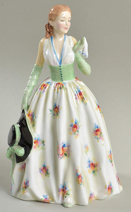 Royal Doulton Figurine Carolyn - Nb694, No Box by Royal Doulton-1