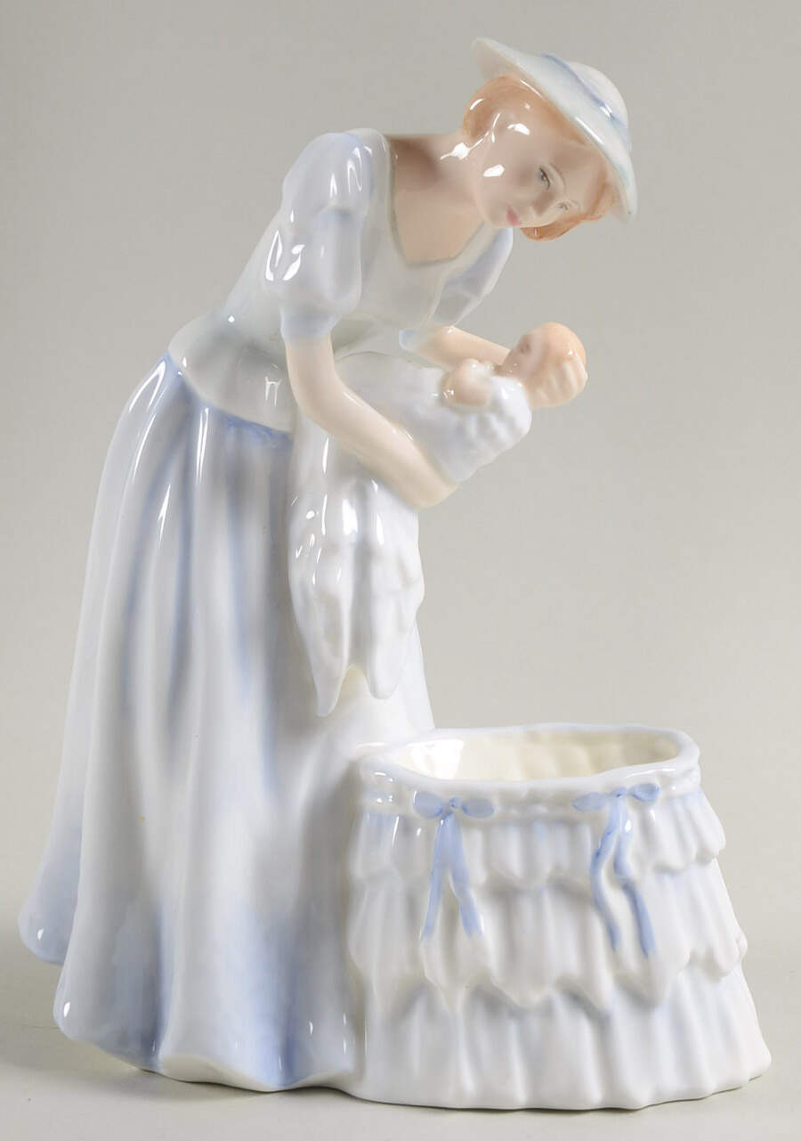 Royal Doulton Figurine Mother & Baby-Blue - No Box by Royal Doulton-1