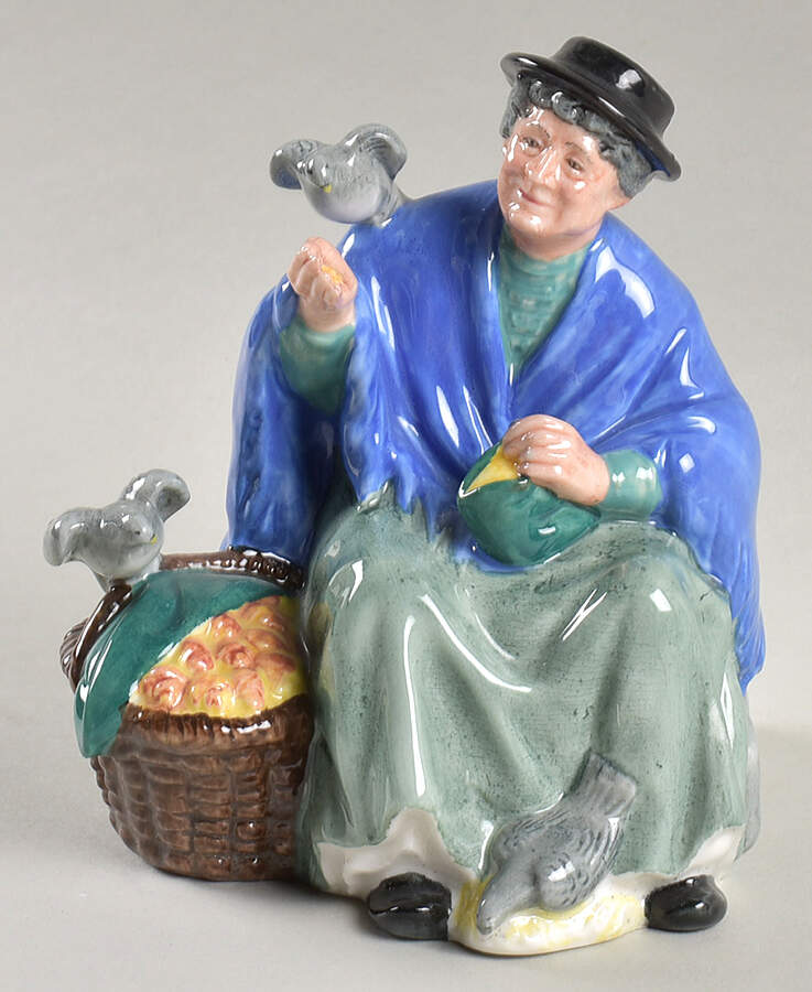 Royal Doulton Figurine Tuppence A Bag - Boxed by Royal Doulton-1