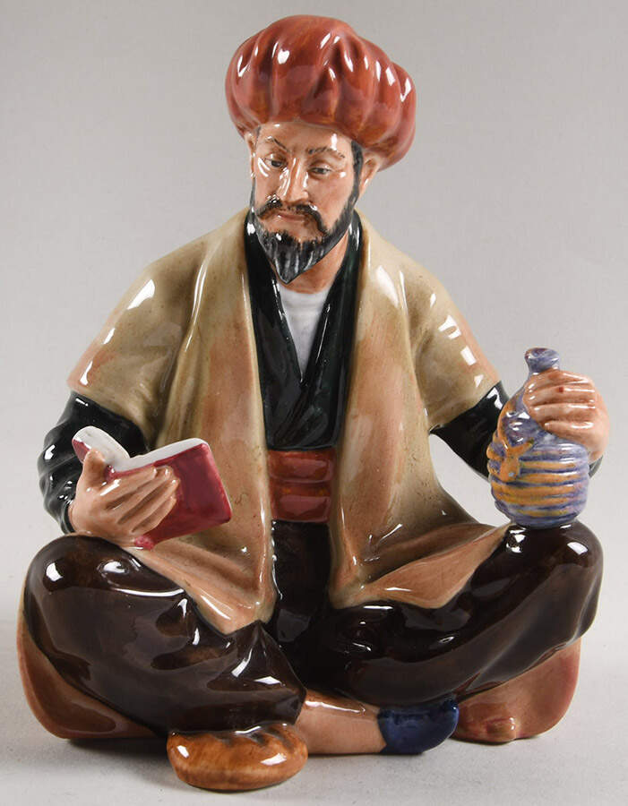 Royal Doulton Figurine Omar Khayyam(Style 2) Brown - Nb862, No Box by Royal Doulton-1