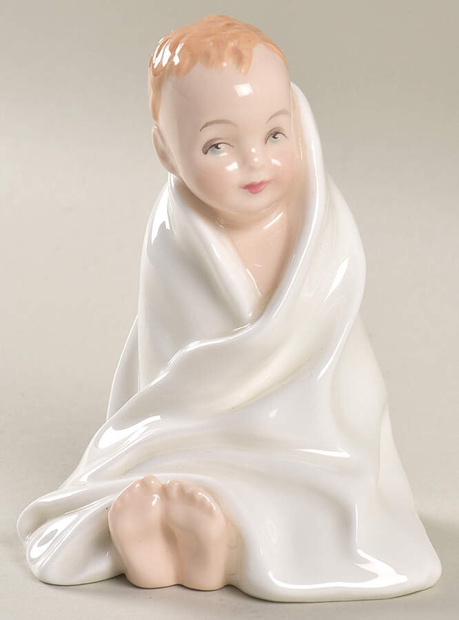 Royal Doulton Figurine This Little Pig(White) - No Box Nb1443 by Royal Doulton-1