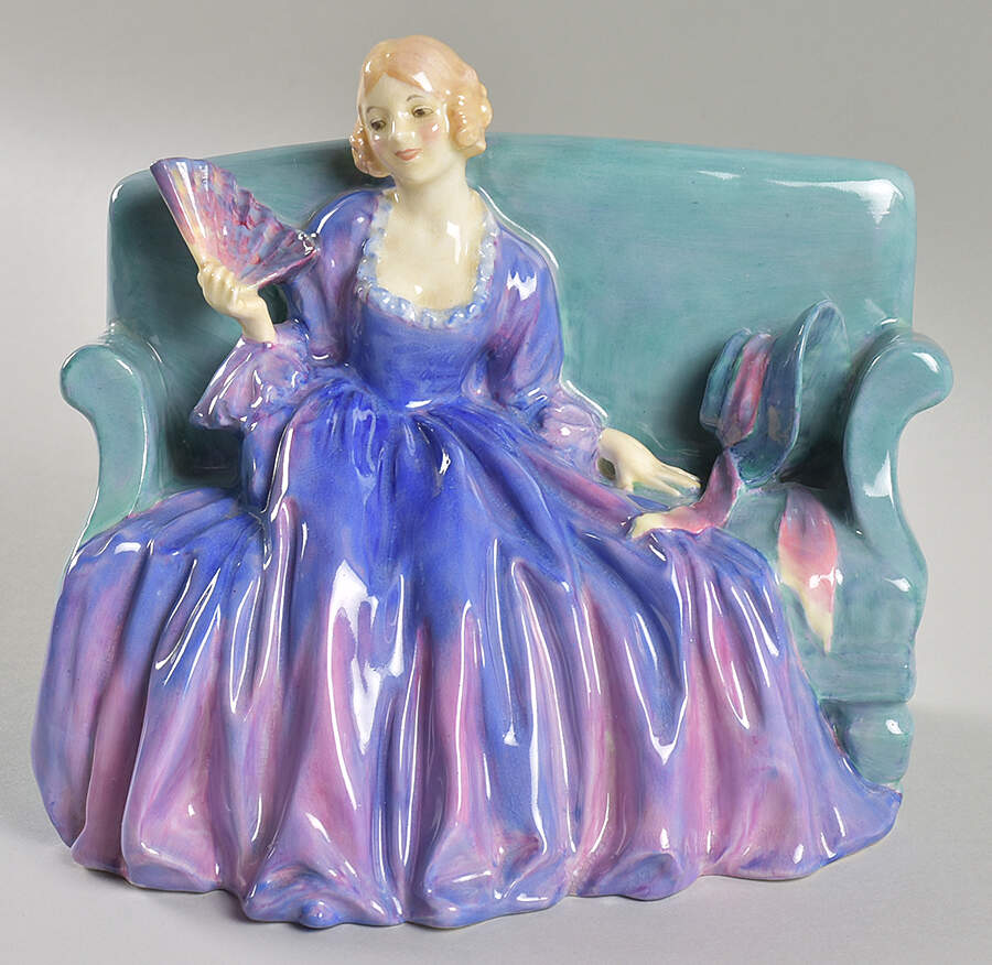Royal Doulton Figurine Sweet And Twenty-Blue And Green - Nb1063, No Box by Royal Doulton-1