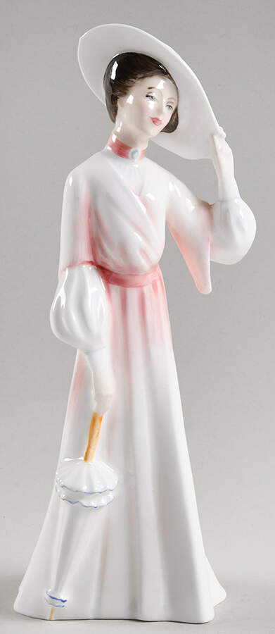 Royal Doulton Figurine Catherine In Spring - Nb641, No Box by Royal Doulton-1