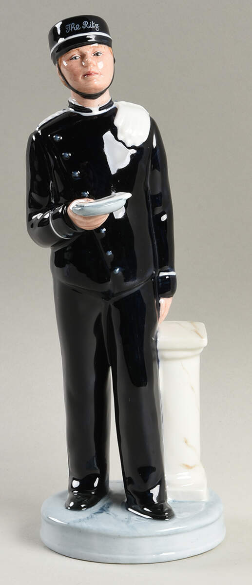 Royal Doulton Figurine Ritz Bell Boy - With Box Bx638 by Royal Doulton-1