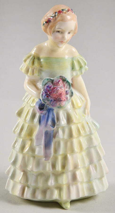 Royal Doulton Figurine The Little Bridesmaid - No Box Nb1938 by Royal Doulton-1