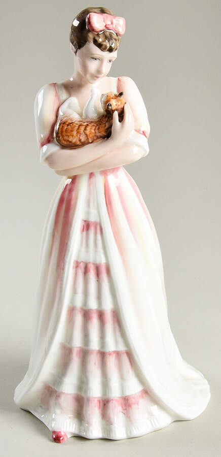 Royal Doulton Figurine Kimberley-Pink,White Ruffles, - No Box Nb2070 by Royal Doulton-1