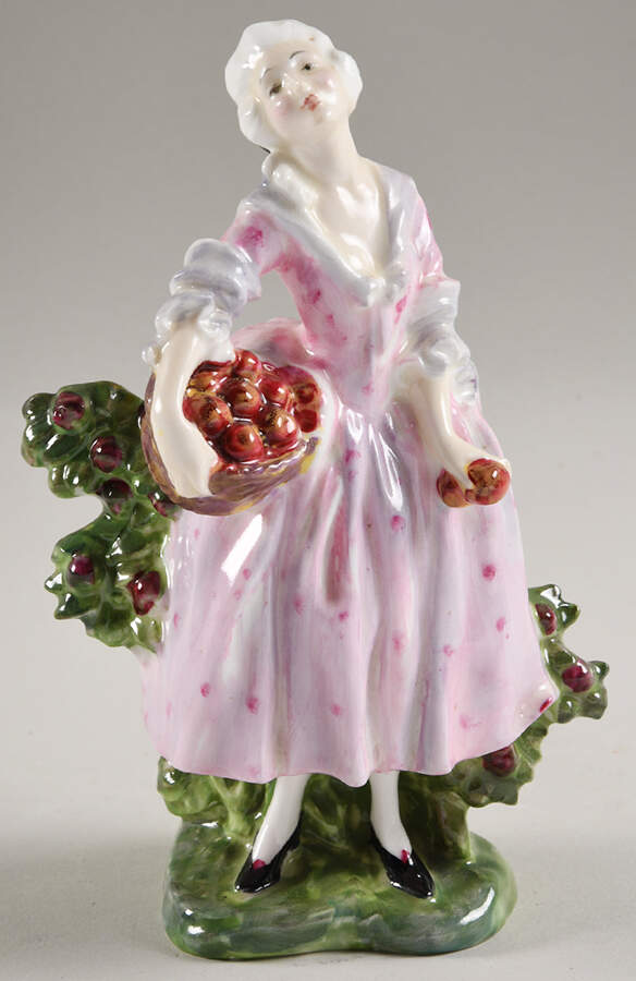 Royal Doulton Figurine Masquerade (Woman)-Pink - No Box Nb1137 by Royal Doulton-1