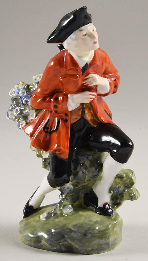 Royal Doulton Figurine The Chelsea Pair (Man) Yellow Flowers - No Box by Royal Doulton-1