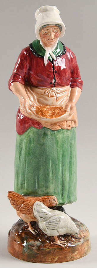 Royal Doulton Figurine The Farmer's Wife - No Box Nb1784 by Royal Doulton-1