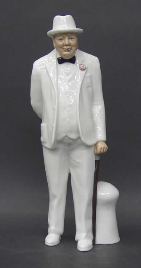 Royal Doulton Figurine Sir Winston Churchill - Nb998, No Box by Royal Doulton-1