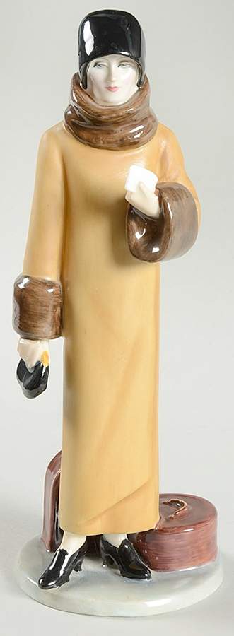 Royal Doulton Figurine Waiting For A Train - With Box by Royal Doulton-1