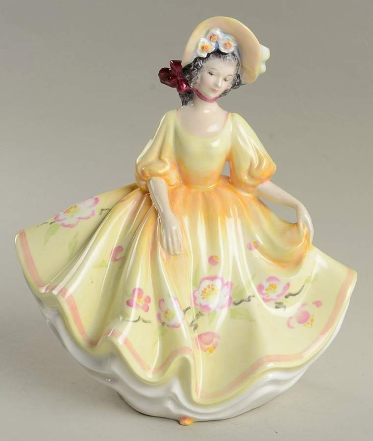 Royal Doulton Figurine Sunday Best-Yellow - No Box by Royal Doulton-1