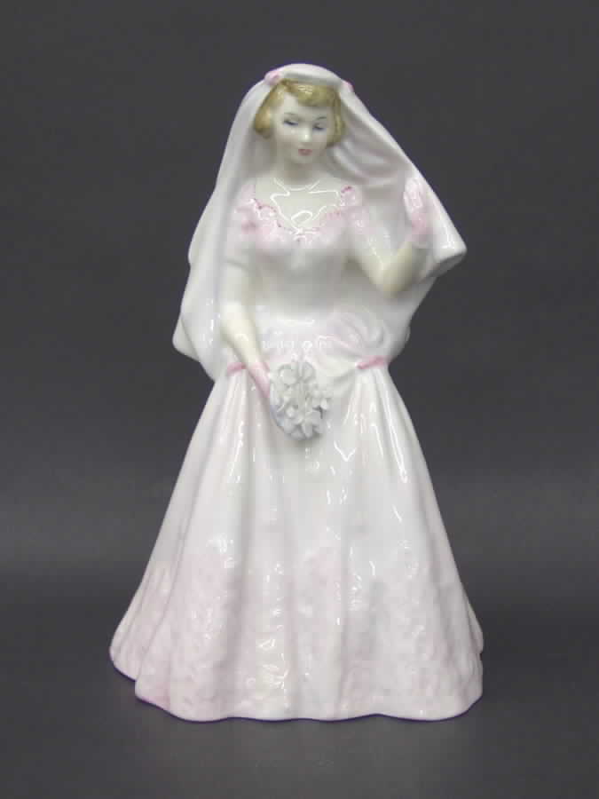 Royal Doulton Figurine The Bride - No Box 630 by Royal Doulton-1
