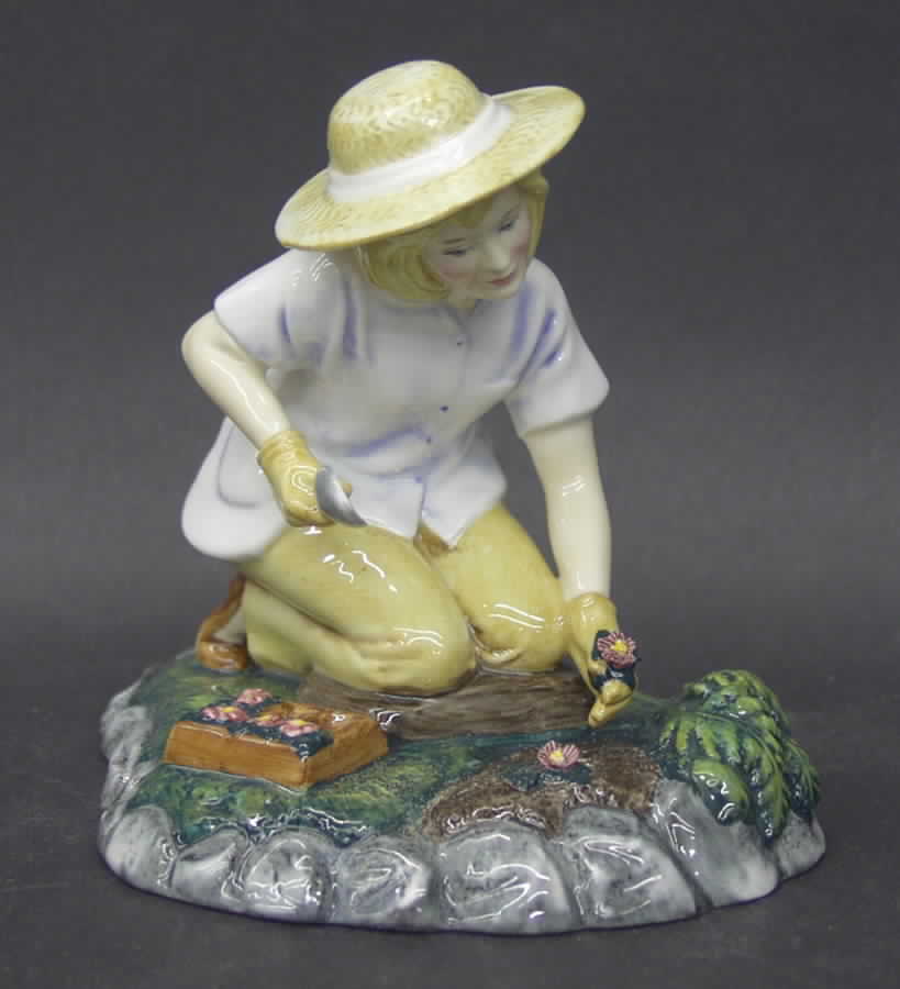 Royal Doulton Figurine Gardening Time - Boxed by Royal Doulton-1