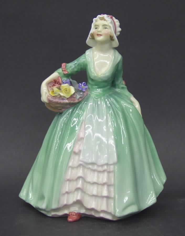 Royal Doulton Figurine Janet-Green - Nb966, No Box by Royal Doulton-1