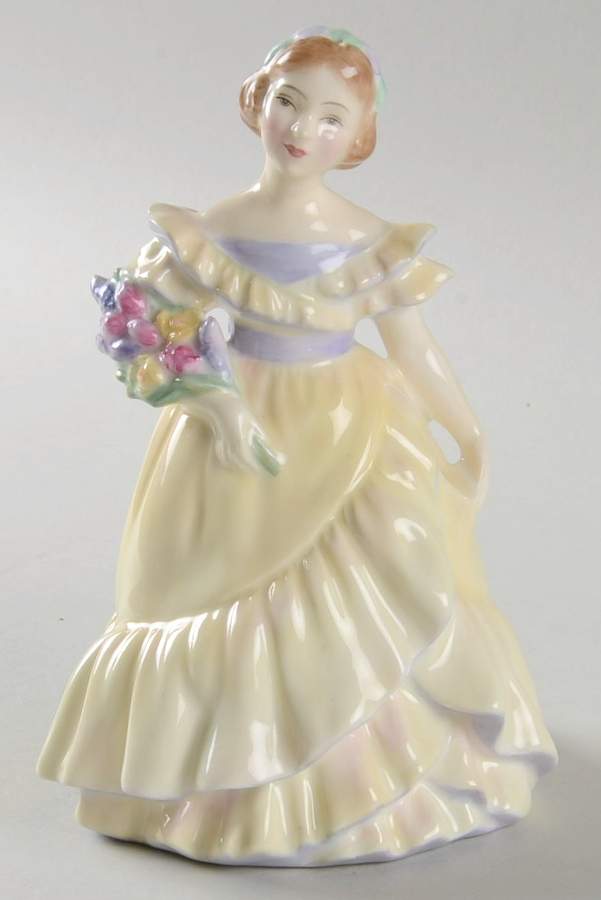 Royal Doulton Figurine Bridesmaid-Yellow - No Box by Royal Doulton-1