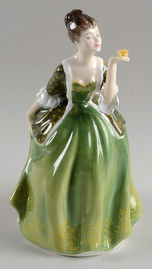 Royal Doulton Figurine Fleur-Green - No Box by Royal Doulton-1