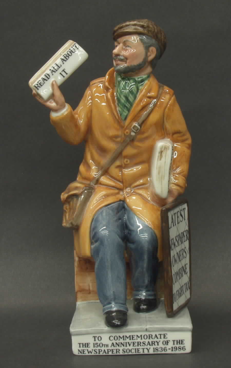Royal Doulton Figurine The News Vendor - No Box by Royal Doulton-1