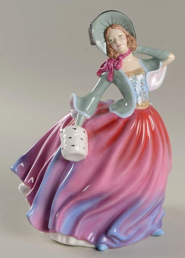 Royal Doulton Figurine Autumn Breezes - No Box Nb1639 by Royal Doulton-1