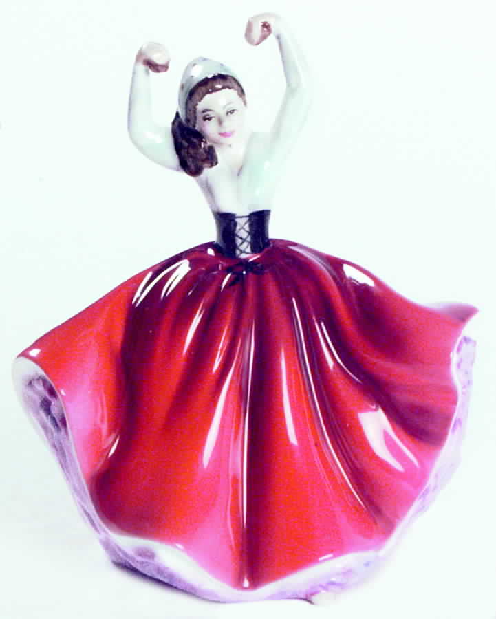 Miniature Ladies - Hn Series Karen - Boxed by Royal Doulton-1