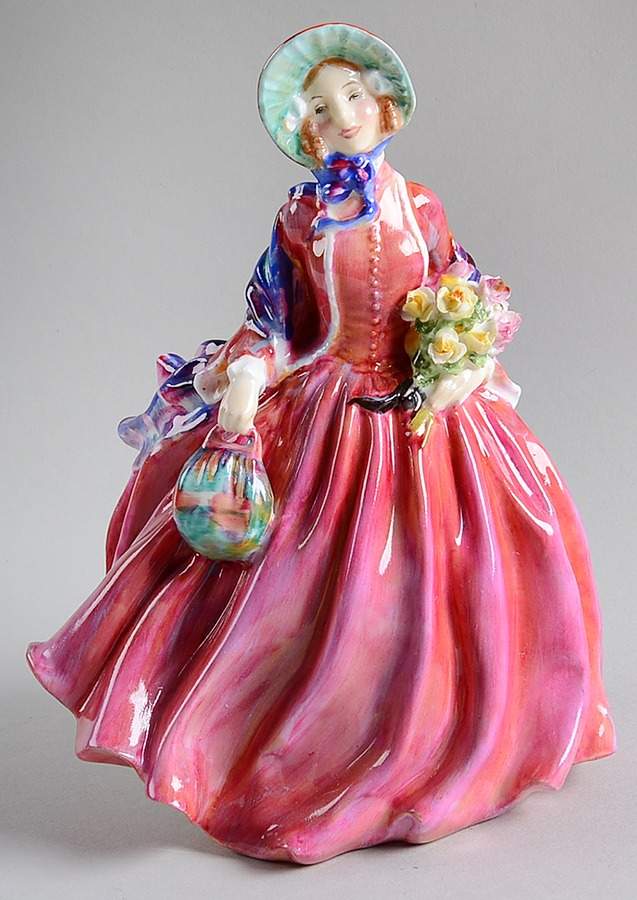 Royal Doulton Figurine Honey-Red/Blue - Nb792, No Box by Royal Doulton-1