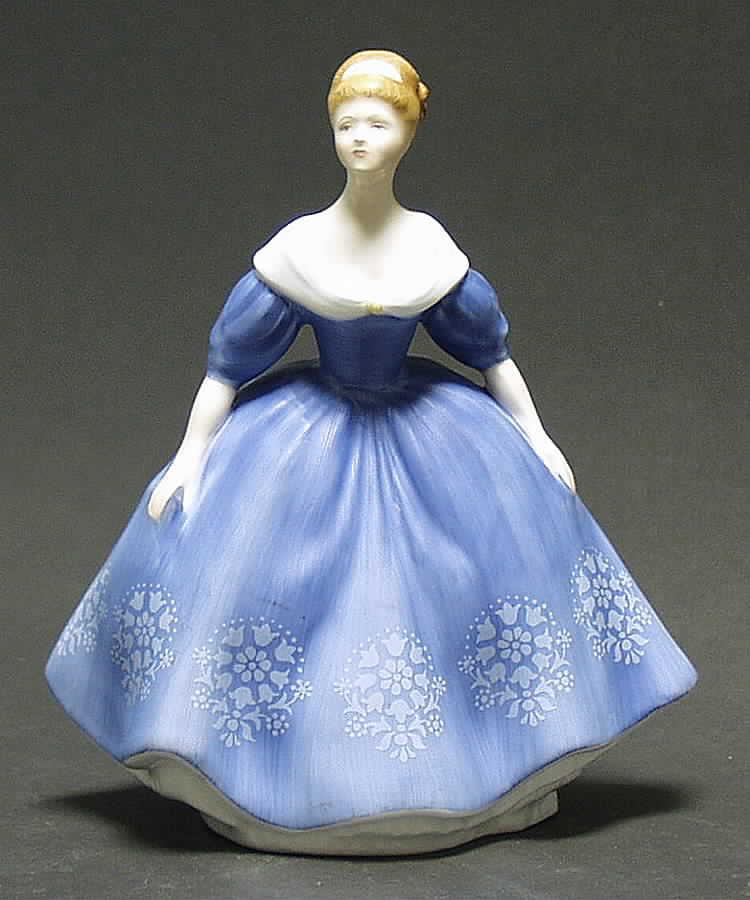 Royal Doulton Figurine Nina-Matte - Nb719, No Box by Royal Doulton-1