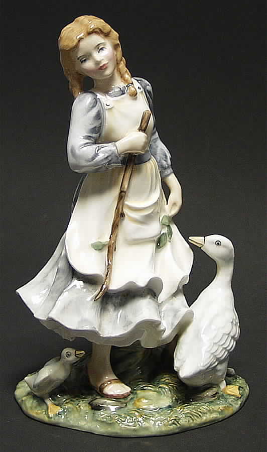 Royal Doulton Figurine The Goose Girl - 1350, No Box by Royal Doulton-1
