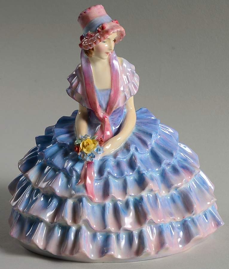 Royal Doulton Figurine Chloe-Blue - Nb718, No Box by Royal Doulton-1