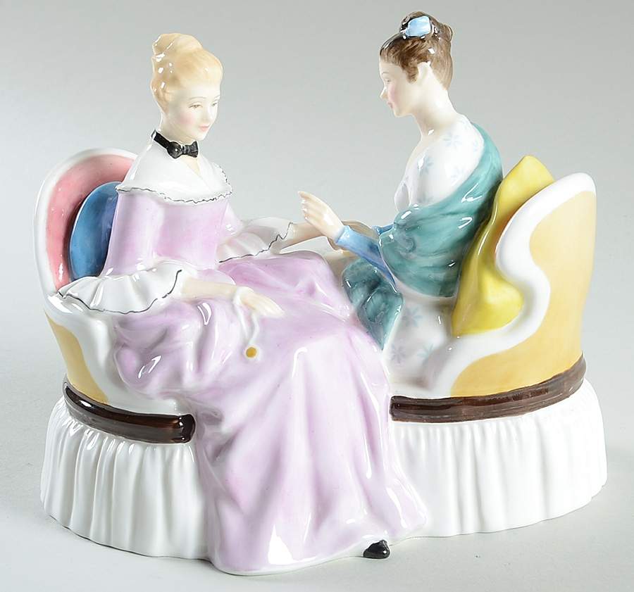 Royal Doulton Figurine Heart To Heart - No Box Nb1857 by Royal Doulton-1