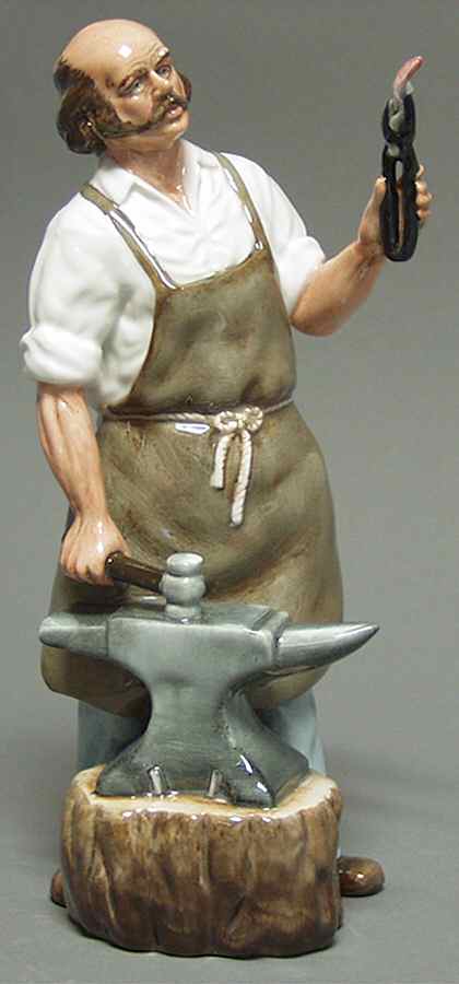 Royal Doulton Figurine Blacksmith - Nb1399, No Box by Royal Doulton-1