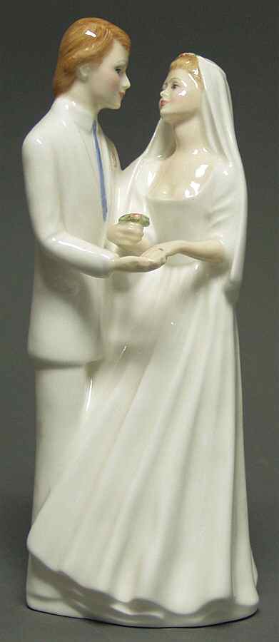 Royal Doulton Figurine Wedding Vows - Nb1400, No Box by Royal Doulton-1