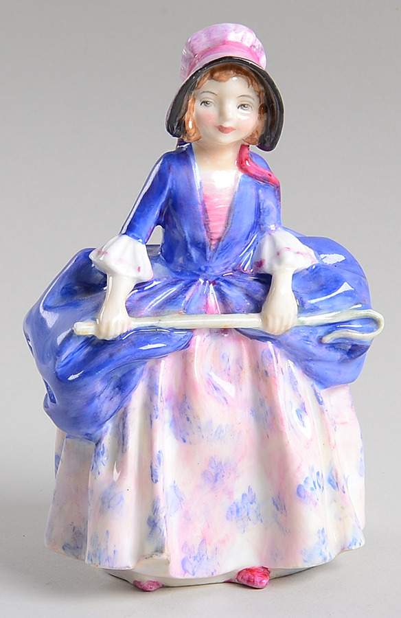 Children's Literature Bo Peep - Blue - No Box by Royal Doulton-1