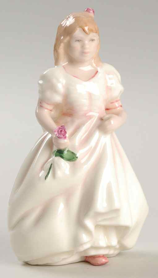 Royal Doulton Figurine Flower Girl - Nb1043, No Box by Royal Doulton-1