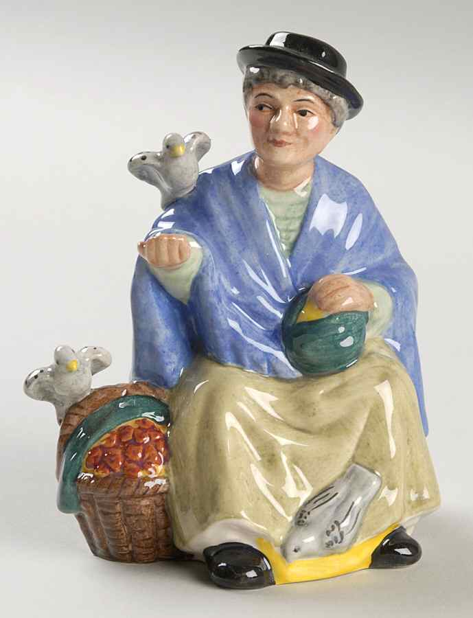 Street Vendors-Miniature Tuppence A Bag - No Box by Royal Doulton-1
