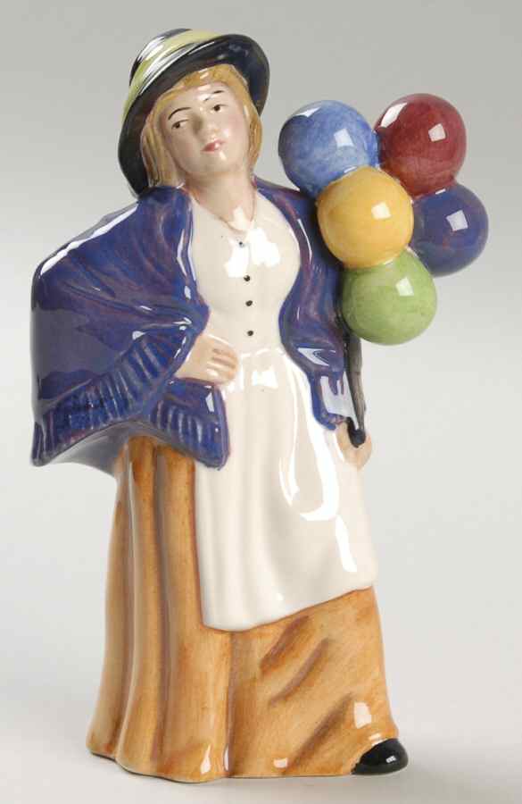 Street Vendors-Miniature Balloon Lady - Boxed by Royal Doulton-1
