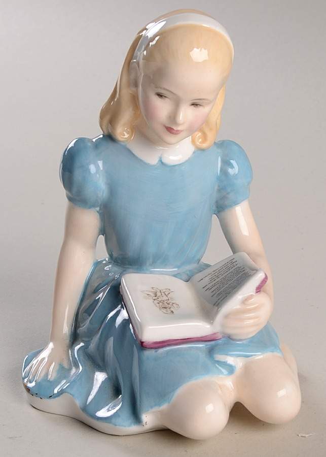 Children's Literature Alice - No Box by Royal Doulton-1