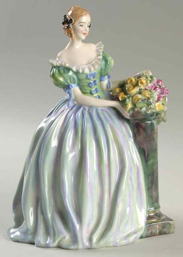 Royal Doulton Figurine Roseanna-Green - No Box Nb1542 by Royal Doulton-1