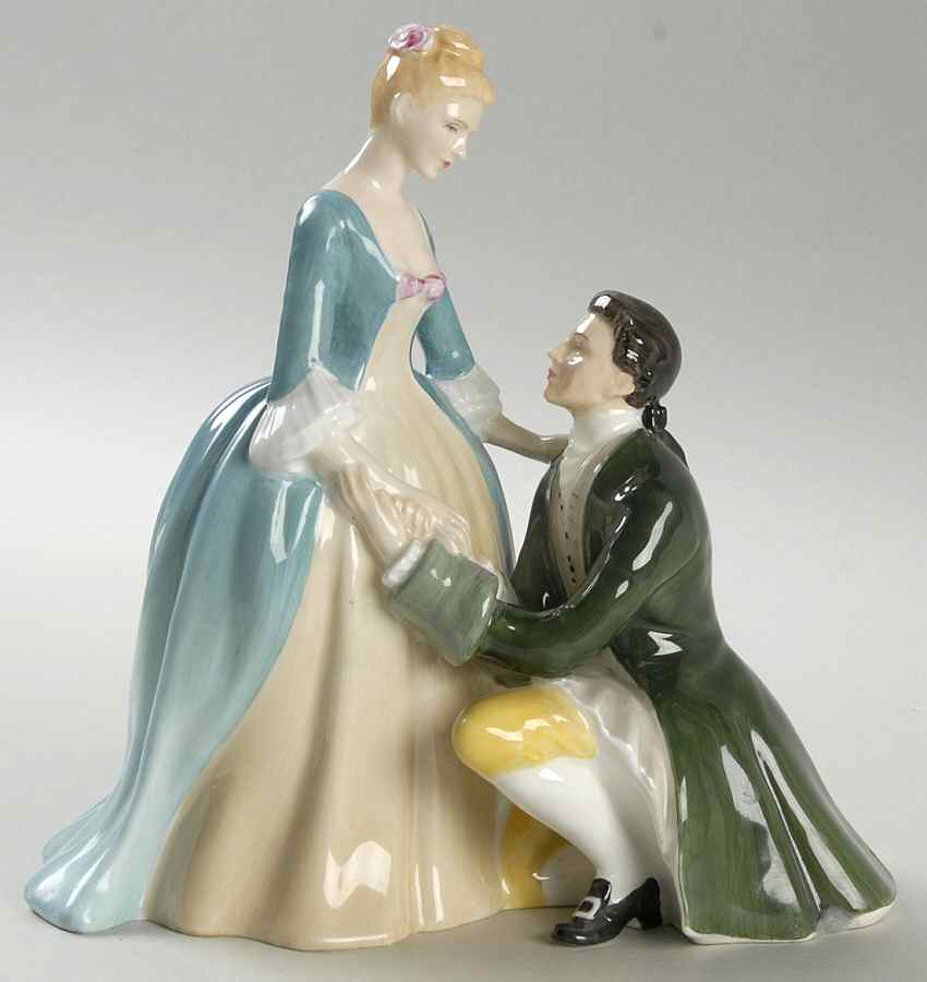 Royal Doulton Figurine The Suitor - No Box Nb1585 by Royal Doulton-1
