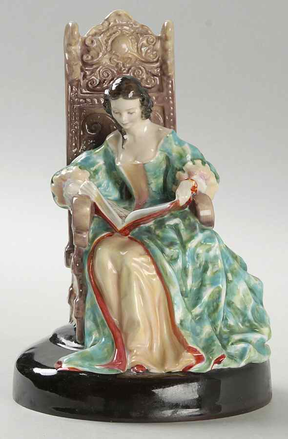 Royal Doulton Figurine The Leisure Hour - Nb733, No Box by Royal Doulton-1