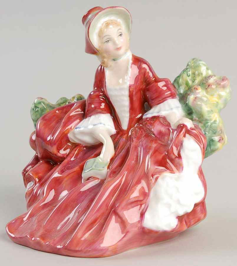 Royal Doulton Figurine Lydia-Red - No Box by Royal Doulton-1
