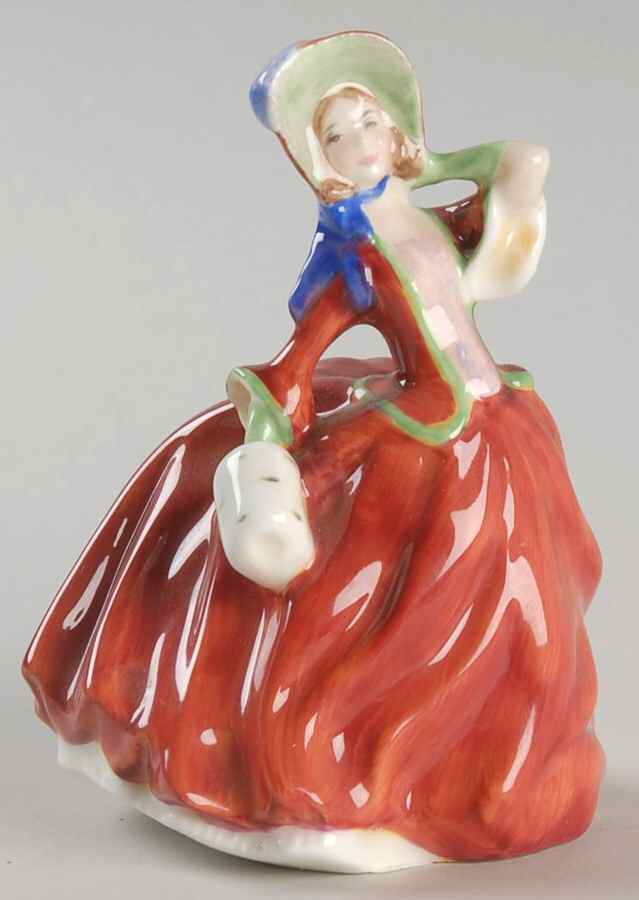 Miniature Ladies - Hn Series Autumn Breezes  - No Box by Royal Doulton-1