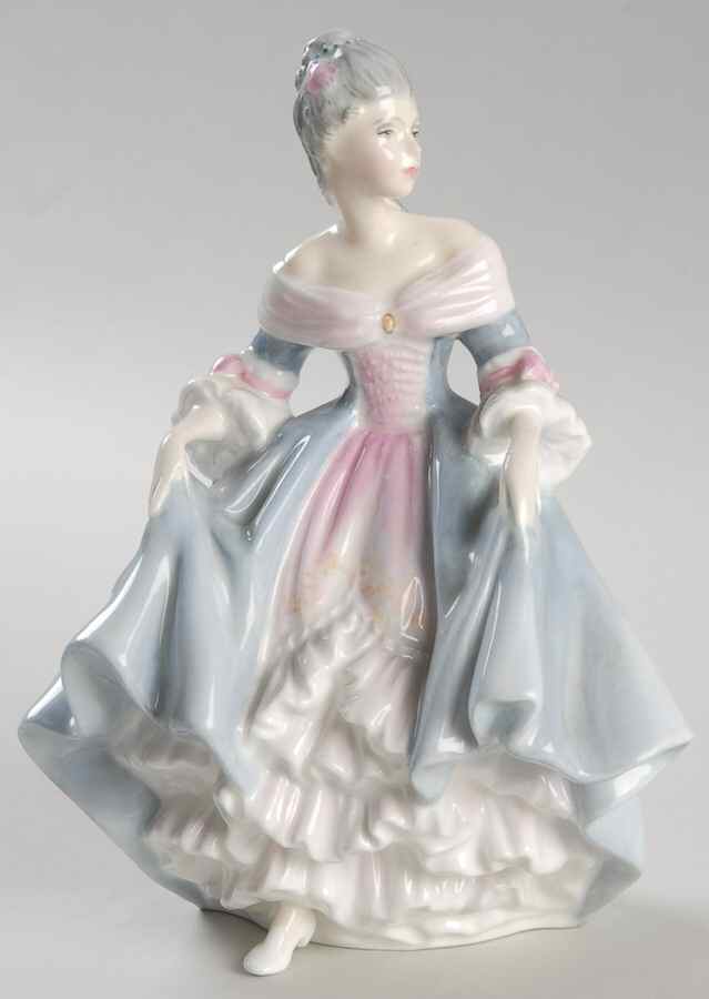 Royal Doulton Figurine Southern Belle-Blue And Pink - No Box by Royal Doulton-1